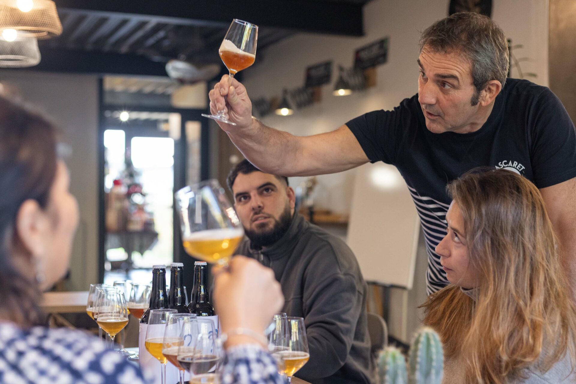 Jeu de dégustation et visite de la Brasserie Mascaret avec le Brasseur.